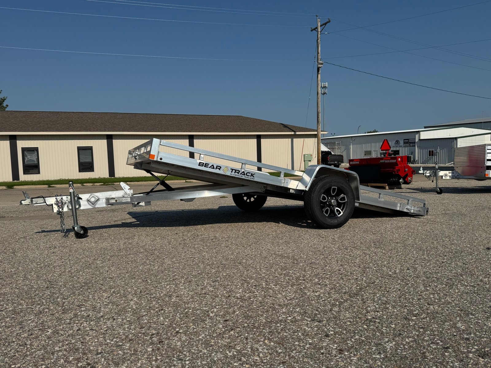2025 Bear Track 12.6' Utility Tilt Bed Trailer