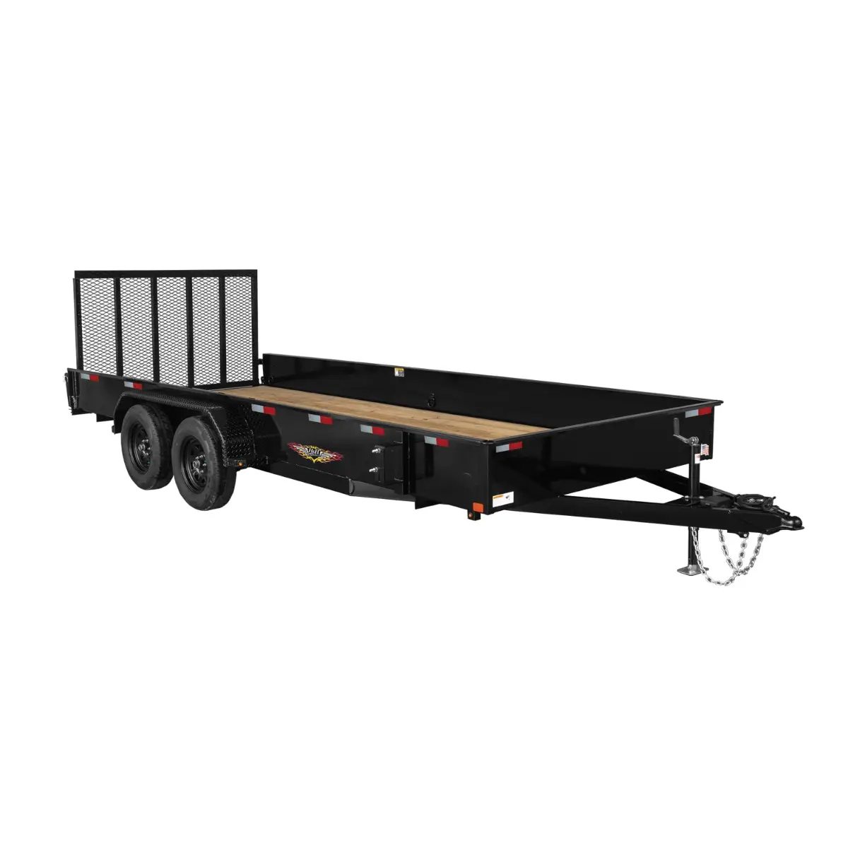 20 ft. x 82" Utility Trailer, Solid Sides & Ramp