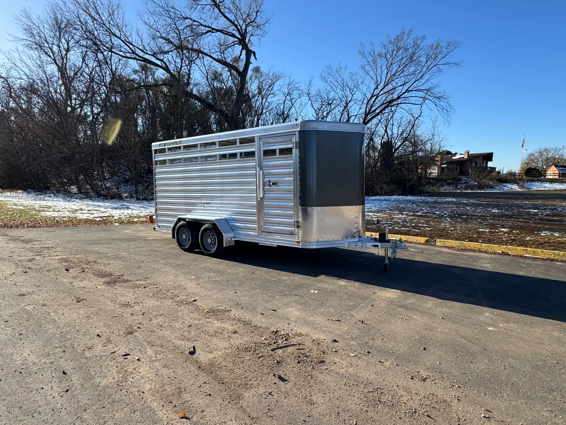 2026 Featherlite 8107 - 6.7' x 16' Bumper Pull Livestock Trailer