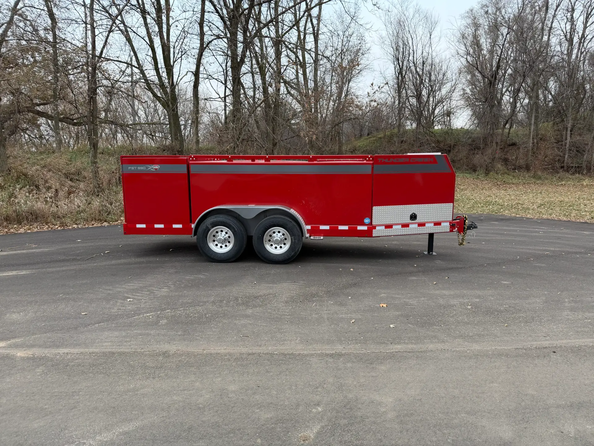 2025 Thunder Creek FST990 Signature Package With Rear Box Fuel Trailer