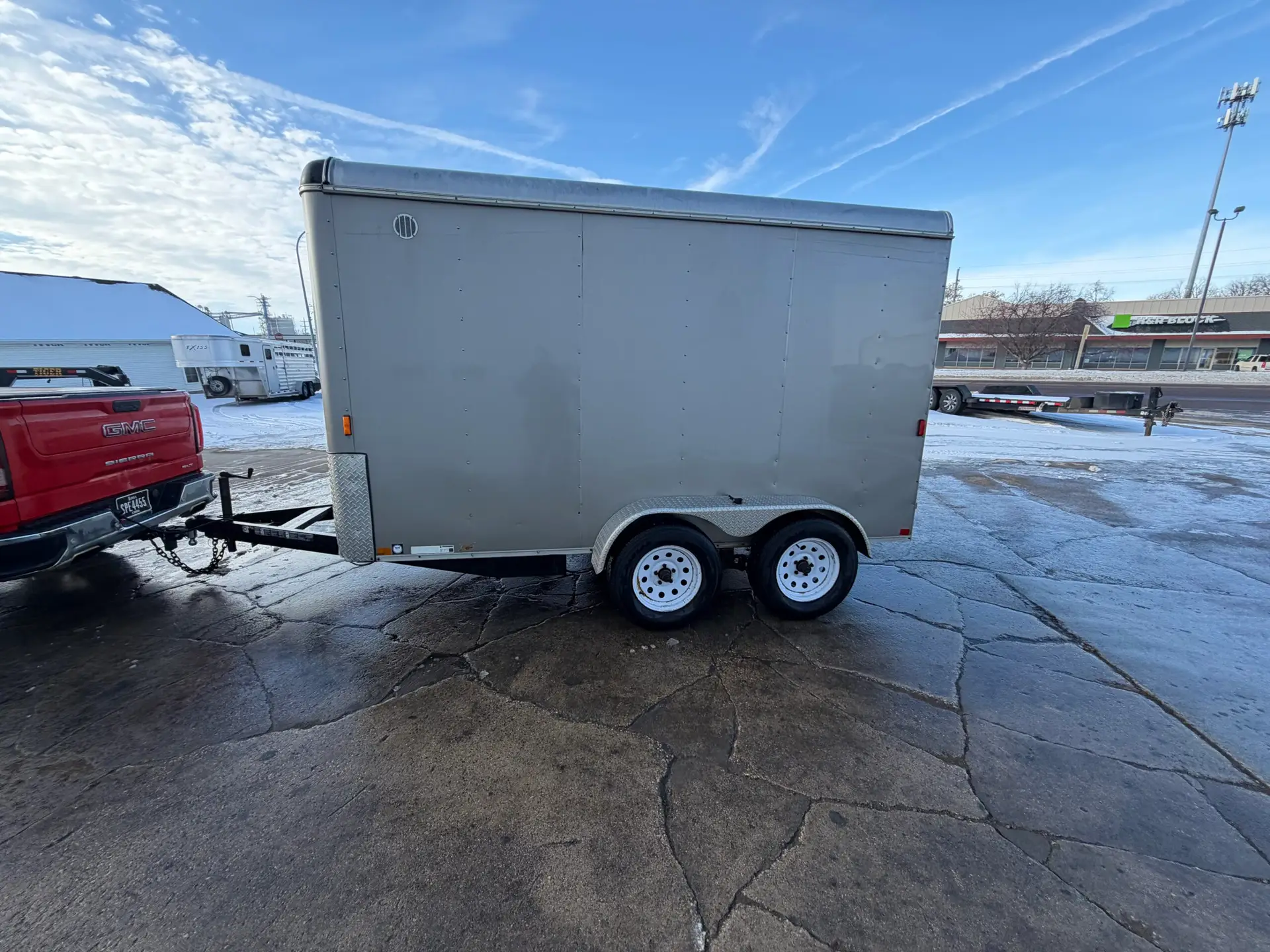 USED 2010 CARRY ON 7X12 ENCLOSED CARGO TRAILER