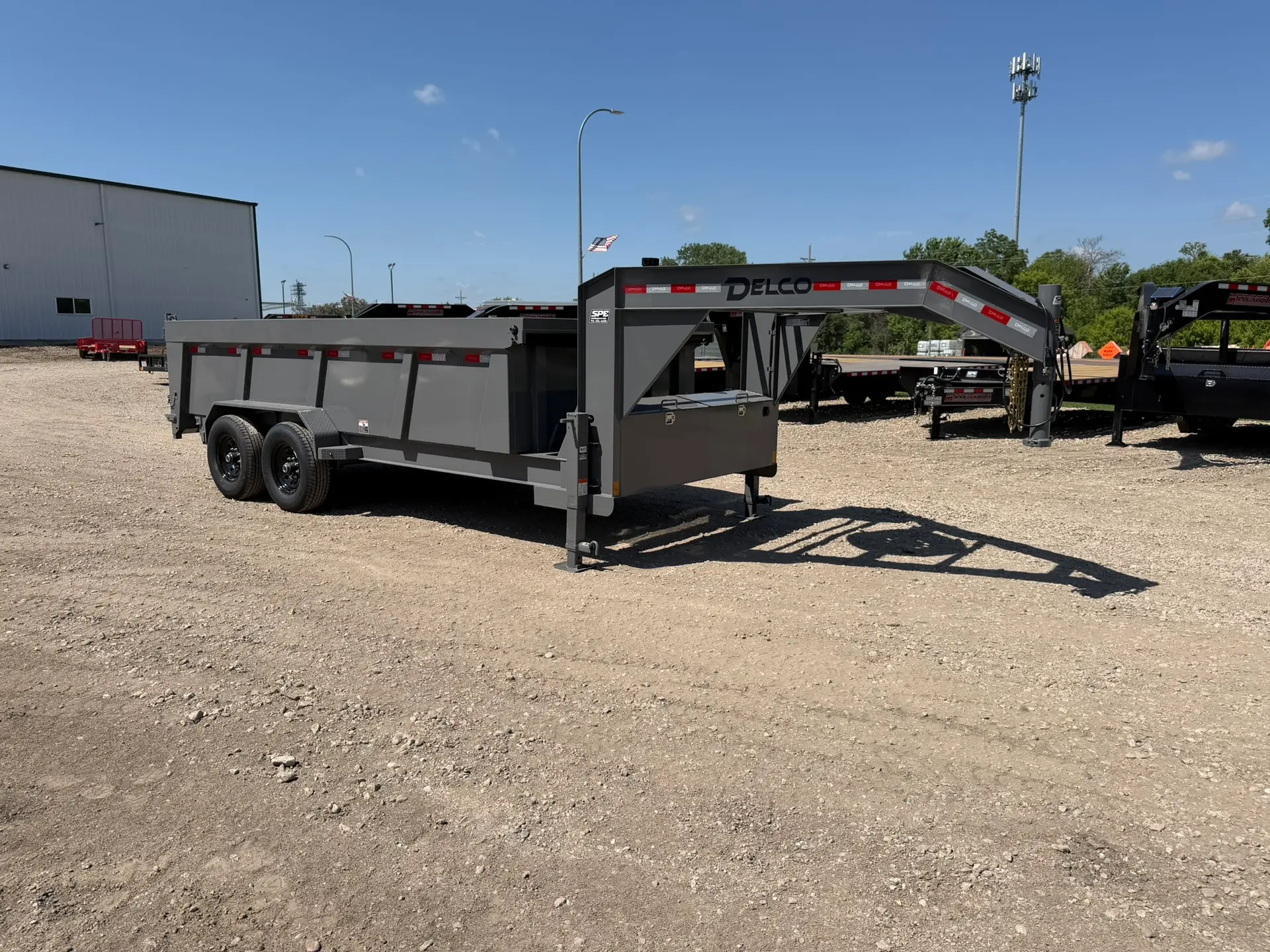 2026 Delco D6 16' Dump Trailer - 3 Ft. Sidewalls